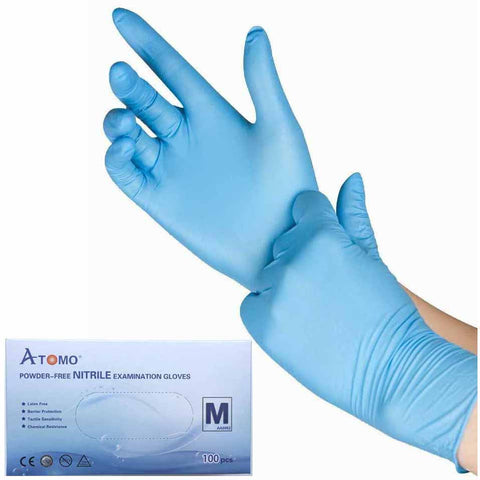 POWDER-FREE NITRILE EXAM GLOVES (XS) A4 - ATOMO Dental, Inc.