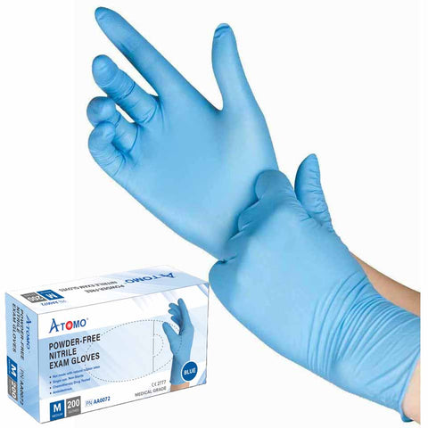 Powder_free_Nitrile_Exam_Gloves_blue (ATOMO Dental Supplies)
