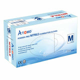 POWDER-FREE NITRILE EXAM GLOVES (M) A4 - ATOMO Dental Supplies