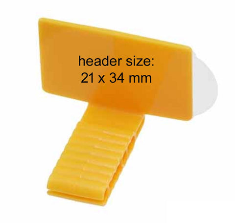 Disposable Adhesive X-Ray Sensor Holder Posterior Yellow