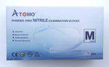 POWDER-FREE NITRILE EXAM GLOVES (M) A4 - ATOMO Dental, Inc.