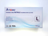 POWDER-FREE NITRILE EXAM GLOVES (L) A3 - ATOMO Dental, Inc. 