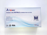 POWDER-FREE NITRILE EXAM GLOVES (M) A3 - ATOMO Dental, Inc. 