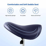 Ergonomic Saddle Stool Rolling Dental Exam Chair -seat (ATOMO Dental Supplies)